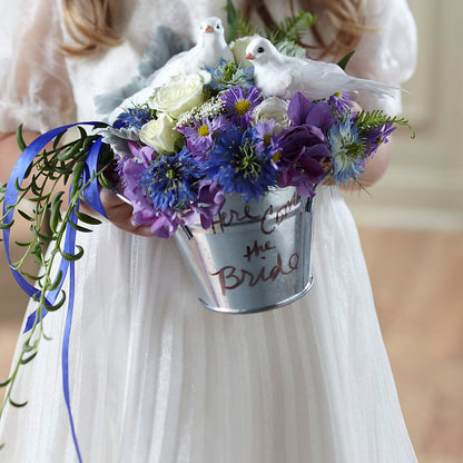Enchantment Flower Girl Arrangement – BUSSE AND RIECK FLOWERS PLANTS & GIFTS, Kankakee IL