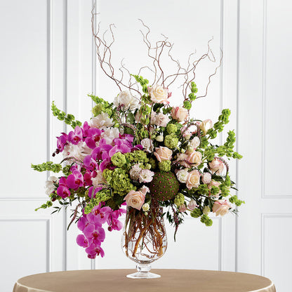 Soft Sophistication Arrangement – BUSSE AND RIECK FLOWERS PLANTS & GIFTS, Kankakee IL
