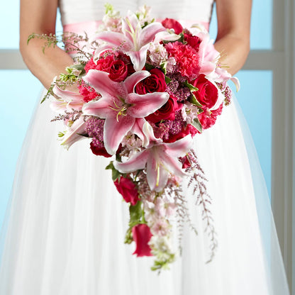 Lily & Rose Bouquet – BUSSE AND RIECK FLOWERS PLANTS & GIFTS, Kankakee IL