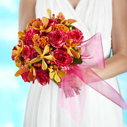 Brilliant Shades of Love Bouquet – BUSSE AND RIECK FLOWERS PLANTS & GIFTS, Kankakee IL