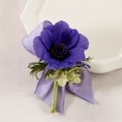 Purple Passion Boutonniere – BUSSE AND RIECK FLOWERS PLANTS & GIFTS, Kankakee IL
