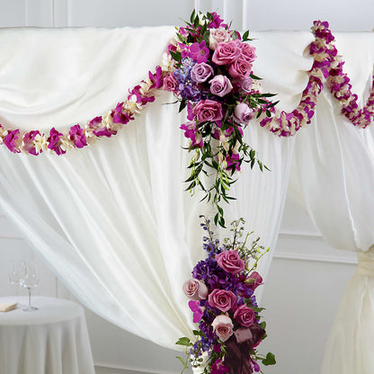 Color & Light Chuppah Decor – BUSSE AND RIECK FLOWERS PLANTS & GIFTS, Kankakee IL
