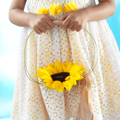 Sweet Sunshine Flower Girl Bouquet – BUSSE AND RIECK FLOWERS PLANTS & GIFTS, Kankakee IL