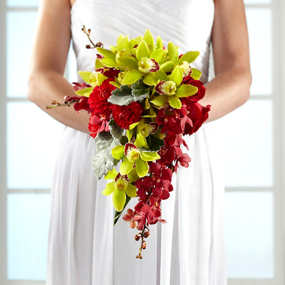 Elegant Orchid Bouquet – BUSSE AND RIECK FLOWERS PLANTS & GIFTS, Kankakee IL