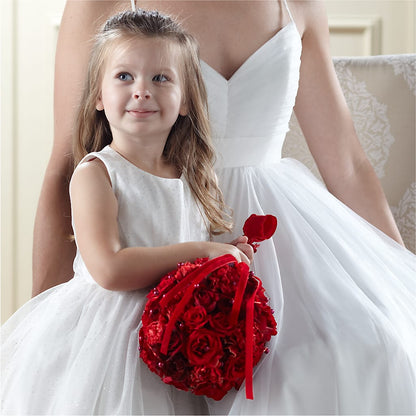 Pure at Heart Flower Girl Arrangement – BUSSE AND RIECK FLOWERS PLANTS & GIFTS, Kankakee IL