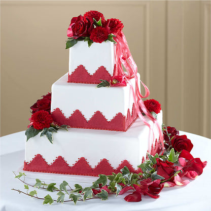 Forever Happiness Cake Decor – BUSSE AND RIECK FLOWERS PLANTS & GIFTS, Kankakee IL